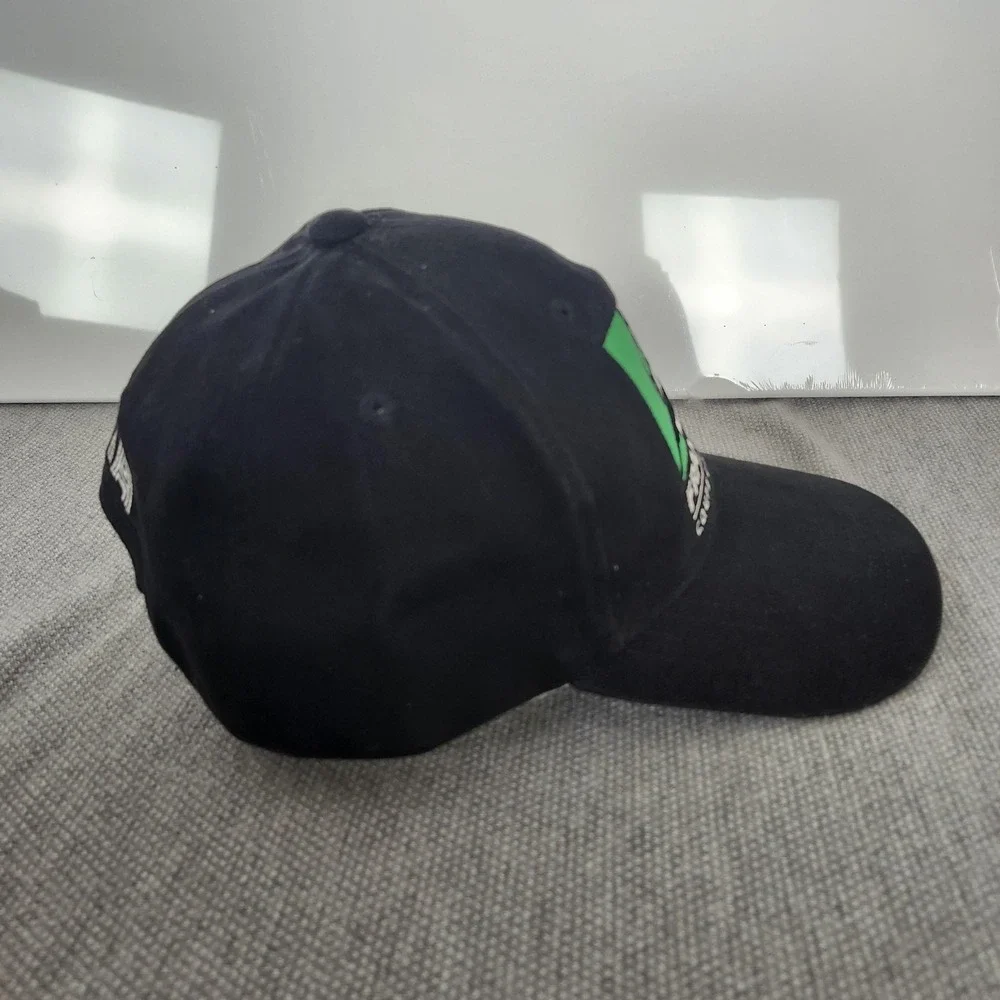 Vintage Italy Hat Cap Snap Back  One Size Black World Cup Adidas France 98